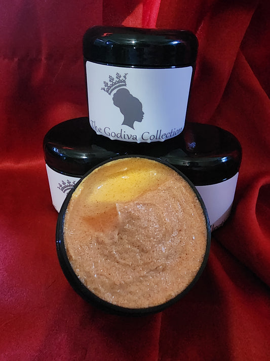 Turmeric lemon body scrub
