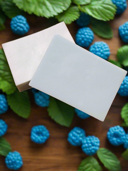 Blue Raspberry Goat milk soap