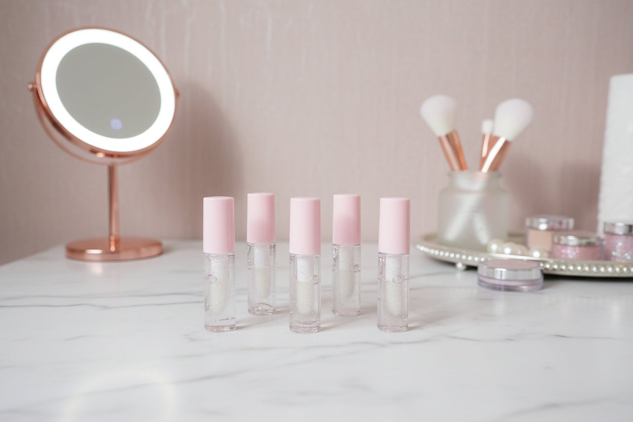 Sample size lip gloss